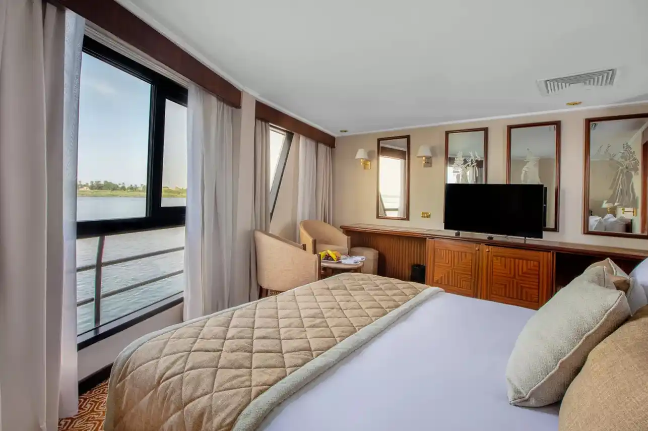 Cabin aboard the JAZ Celebrity Nile Cruise Nile cruise